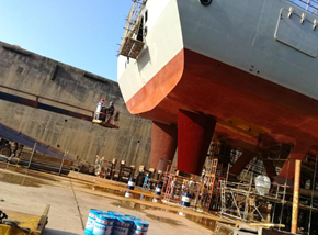 船舶方向舵表面耐冲刷涂层